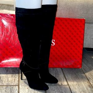Guess tall black boots size 6.5